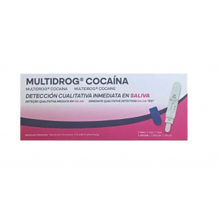 MULTIDROG TEST DETECCION INMEDIATA DE COCAINA EN SALIVA 1 AUTOTEST