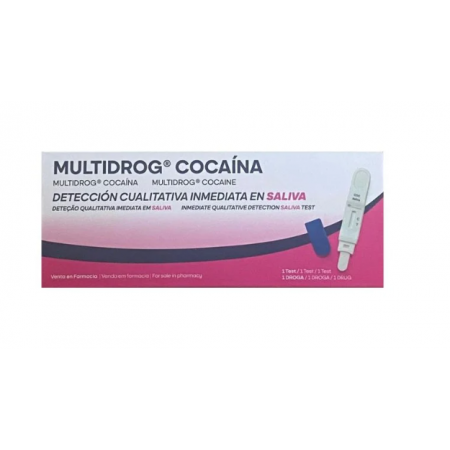 MULTIDROG TEST DETECCION INMEDIATA DE COCAINA EN SALIVA 1 AUTOTEST