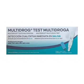MULTIDROG AUTOTEST INMEDIATO DE SALIVA 6 DROGAS 1 TEST