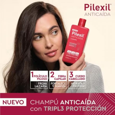 PILEXIL ANTICAIDA CHAMPU TRIPLE PROTECTION 275 ML