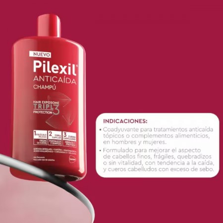 PILEXIL ANTICAIDA CHAMPU TRIPLE PROTECTION 275 ML