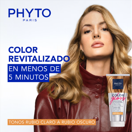 PHYTO MASCARILLA COLOR GLOSS RUBIO MIEL 200ML