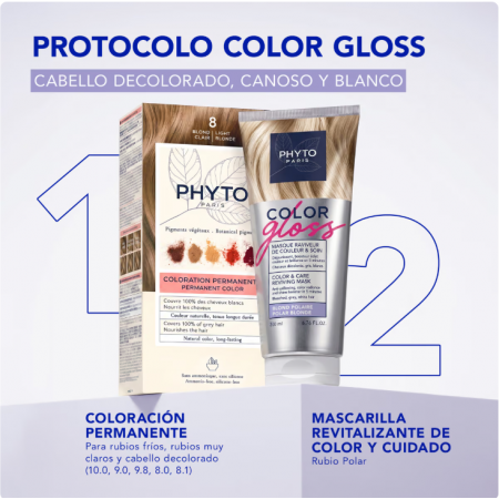PHYTO MASCARILLA COLOR GLOSS SON VIOLET 200ML