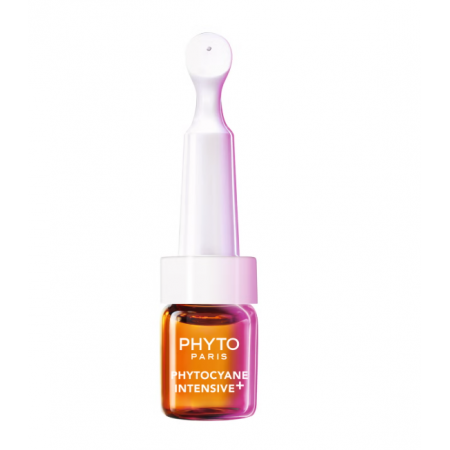PHYTO PHYTOCYANE INTENSIVE+ TRATAMIENTO ANTICAIDA PROGRESIVA MUJER 12 AMPOLLAS 5 ML (2 MESES)