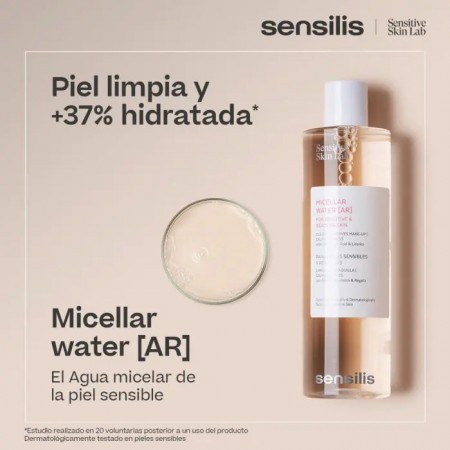 SENSILIS MICELLAR WATER AR PIELES SENSIBLES & REACTIVAS AGUA MICELAR LIMPIADORA 400 ML
