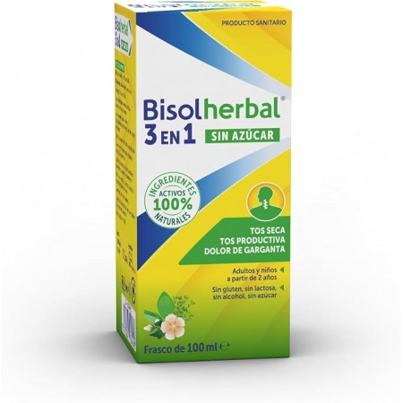 BISOLHERBAL SUGAR FREE SYRUP 100 ML.