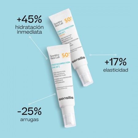 SENSILIS PHOTOCORRECTION HA SPF50+ FLUIDO HIDRATANTE MUY ALTA PROTECCION ANTIARRUGAS 50 ML
