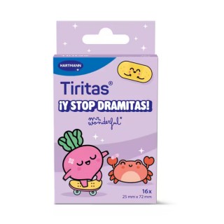 TIRITAS HARTMAN MR. WONDERFUL APOSITO ADHESIVO  72 MM X 25 MM16 UNIDADES