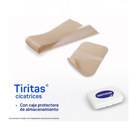 TIRITAS CICATRICES SILICONA APOSITO ADHESIVO 5 UNIDADES  7,2 CM X 5 CM