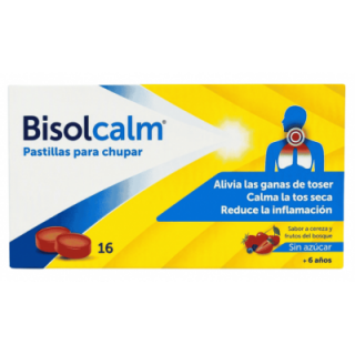 BISOCALM 13,8MG 16 PASTILLAS