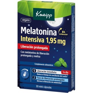 KNEIPP MELATONINA INTENSIVA 1.95MG 30 MINI CAPSULAS LIBERACION PROLONGADA
