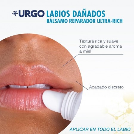 URGO LABIOS DAÑADOS BALSAMO 1 TUBO 10 ML