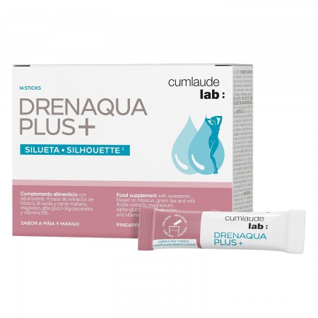 CUMLAUDE LAB: DRENAQUA PLUS+ 14 STICKS 2,88 G SABOR PIÑA Y MANGO