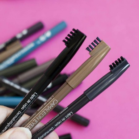 CAMALEON EYEBROW PENCIL LAPIZ DE CEJAS COLOR NEGRO 1.4G