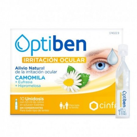 OPTIBEN OJOS IRRITADOS MONODOSIS