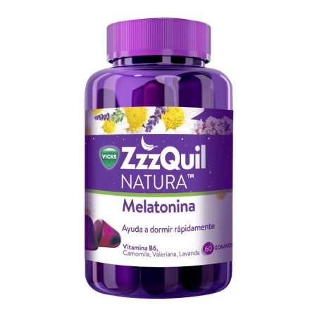 ZZZQUIL NATURA 60 GOMINOLAS