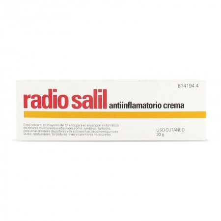 RADIO SALIL ANTIINFLAMATORIO CREMA 1 TUBO 30 g