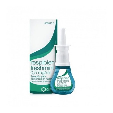 RESPIBIEN FRESHMINT 0,5 mg/ml SOLUCION PARA PULVERIZACION NASAL 1 FRASCO 15 ml