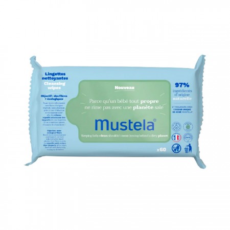 MUSTELA TOALLITAS HUMEDAS SUAVIZANTES 60 TOALLITAS