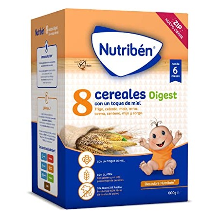 NUTRIBEN PAPILLA 8 CEREALES EFECTO BIFIDUS 600 G