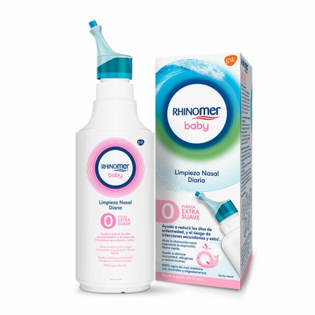 RHINOMER BABY LIMPIEZA NASAL F- EXTRA SUAVE ESTERIL NEBULIZADOR 115 ML